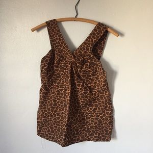 Old Navy giraffe print top